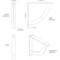 Ekena Millwork Bulwark Steel Bracket, Antiqued Silver 2"W x 14"D x 14"H BKTM02X14X14BUASV - alternate 5
